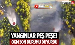 Yangınlar Peş Peşe! OGM Son Durumu Duyurdu