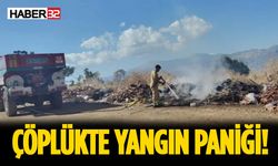 Eğirdir’de Çöplük Yangını Paniğe Neden Oldu