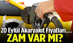 20 Eylül Akaryakıt Fiyatları…