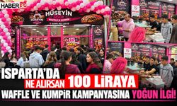 Isparta’da 100 Liraya Waffle-Kumpir Kampanyasında İzdiham!