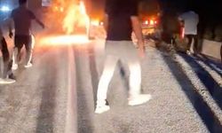 Isınan balatalar önce lastikleri sonra kamyonu yaktı