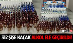 312 Şişe Kaçak Alkol Ele Geçirildi!