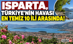 Isparta, Türkiye’nin Havası Temiz 10 İli Arasında