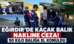 Eğirdir’de Kaçak Balık Nakline 47 Bin TL Ceza!