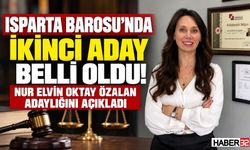 Isparta Barosu'nda İkinci Aday: Nur Elvin Oktay Özalan