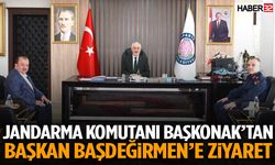 Jandarma Komutanı Başkonak’tan Başkan Başdeğirmen’e Ziyaret