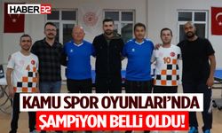 Kamu Spor Oyunları’nda Masa Tenisi Şampiyonu Belli Oldu