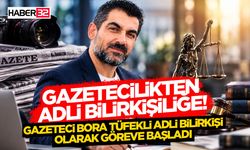 Gazeteci Bora Tüfekli Adli Bilirkişi Olarak Göreve Başladı