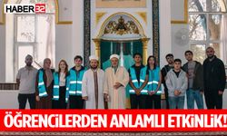 Öğrencilerden Anlamlı Etkinlik! Cami Temizliğine Katıldılar