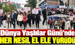 1 Ekim Dünya Yaşlılar Günü'nde El Ele Yürüdüler