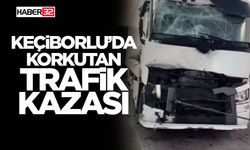 Keçiborlu’da Korkutan Trafik Kazası!
