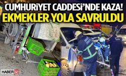 Cumhuriyet Caddesi’nde Kaza!