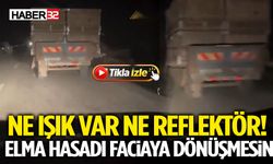 Ne Işık Var Ne Reflektör! Elma Hasadı Faciaya Dönüşmesin