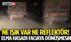 Ne Işık Var Ne Reflektör! Elma Hasadı Faciaya Dönüşmesin