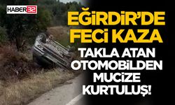 Takla Atan Otomobilden Mucize Kurtuluş!