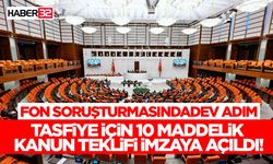 Tasfiye İçin 10 Maddelik Kanun Teklifi İmzaya Açıldı!