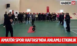 Amatör Spor Haftası’nda Anlamlı Etkinlik