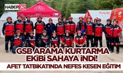 GSB Arama Kurtarma Ekibi Sahaya İndi!
