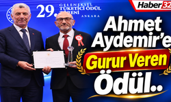 Ispartalı Ahmet Aydemir’e Türkiye Genelinde Özel Ödül!