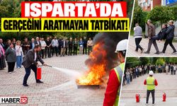 Isparta'da Gerçeğini Aratmayan Tatbikat!