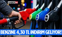 Benzine 4,30 TL İndirim Geliyor!