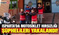 Isparta’da Motosiklet Hırsızlığı Şüphelileri Yakalandı!