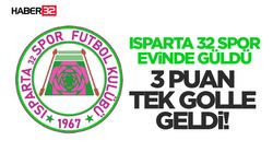 Isparta 32 Spor Evinde Güldü- 3 Puan Tek Golle Geldi!