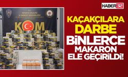 Kaçakçılara Darbe: Binlerce Makaron Ele Geçirildi!