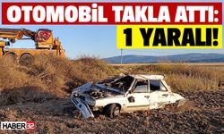 Otomobilin Takla Attığı Kazada 1 Yaralı!