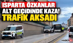 Özkanlar Algeçitte Kaza! Trafik Aksadı
