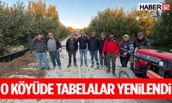 O Köyüde Tabelalar Yenilendi