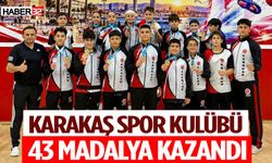 Karakaş Spor Kulübü 43 Madalya Kazandı