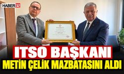 ITSO Başkanı Metin Çelik Mazbatasını Aldı