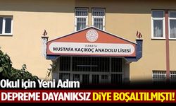 Mustafa Kaçıkoç Anadolu Lisesi İçin Son Durum Açıklandı