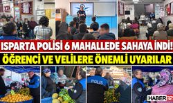 Isparta Polisinden 6 Mahallede Saha Çalışması