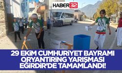 29 Ekim Cumhuriyet Bayramı Oryantiring Yarışması Eğirdir’de Tamamlandı!