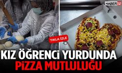 Kız Öğrenci Yurdunda Bu Kez Ders Değil, Pizza Vardı!