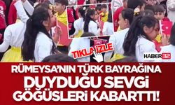 Rümeysa’nın Türk Bayrağına Duyduğu Sevgi Göğüsleri Kabarttı!