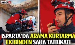 Isparta’da Arama Kurtarma Ekibinden Saha Tatbikatı