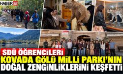SDÜ'lü Gençler Kovada Gölü'nde Doğayı Keşfetti!