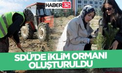 Sdü’de İklim Ormanı Oluşturuldu