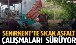 Senirkent’te Sıcak Asfalt Çalışmaları Sürüyor