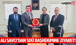 Ali Savcı’dan SDÜ Başhekimine Ziyaret!