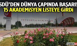 SDÜ’den Dünya Çapında Başarı! 15 Akademisyen Listeye Girdi