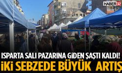 Isparta’da Pazara Giden Şaştı Kaldı!