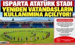 Dikkat! Atatürk Stadyumu Yeniden Kullanıma Açılıyor!