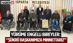 Yürüme engelli bireyler: “Şükrü Başkanımıza minnettarız”