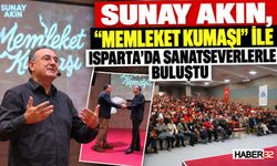 Sunay Akın, Isparta’da Sanatseverlerle Buluştu