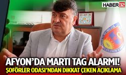 Afyon’da Martı TAG Alarmı! Şoförler Odası’ndan Dikkat Çeken Açıklama