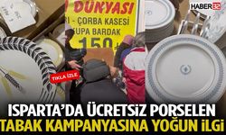 Isparta’da Bedava Porselen Tabak Dağıtımı!